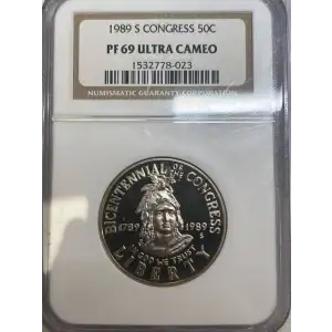 1989 CONGRESS BICENTENNIAL ULTRA CAMEO