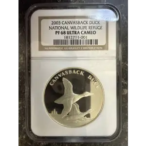 2003 CANVASBACK DUCK NATIONAL WILDLIFE REFUGE ULTRA CAMEO