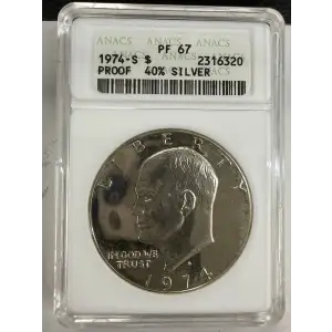 Eisenhower Silver Dollar (1971-1978) - 40% Silver