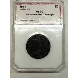 Large Cents - Braided Hair Cent (1839-1857)