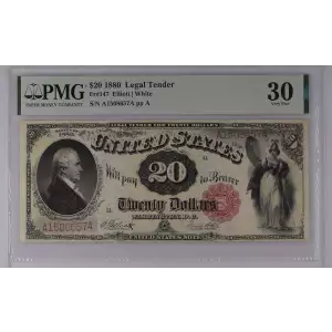 $20  Small Red, scalloped Legal Tender Issues 147 (3)