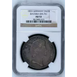 1833 BAVARIA - CROWN IN WREATH (2)