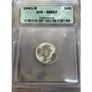 Dimes---Winged Liberty Head or Mercury 1916-1945 -Silver- 1 Dime