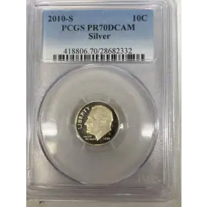 2010-S 10C Silver, DCAM