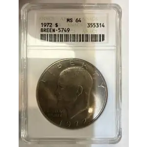 Eisenhower Silver Dollar (1971-1978) - 40% Silver