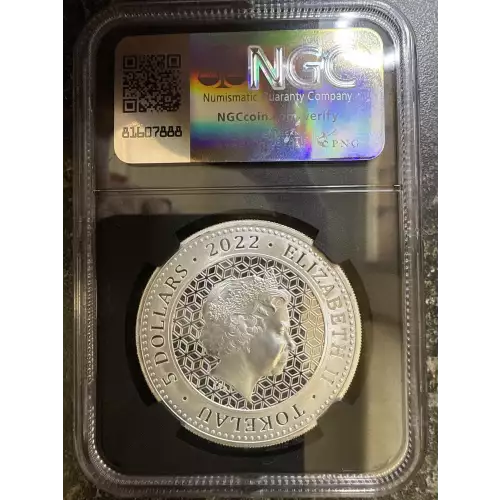 Tokelau Silver 5 DOLLARS