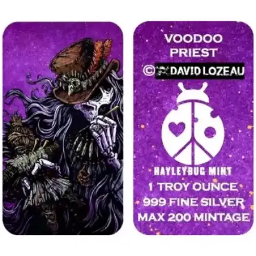 Voodoo Priest 1 ounce Silver Bar